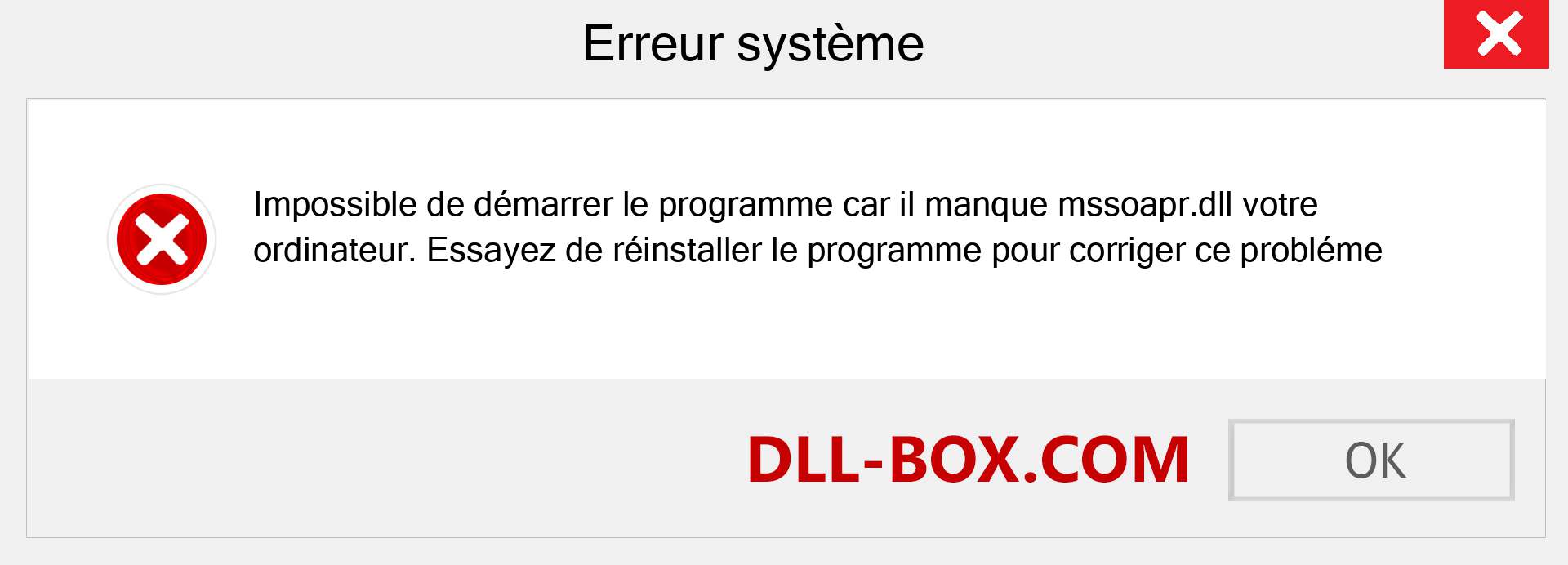 Le fichier mssoapr.dll est manquant ?. Télécharger pour Windows 7, 8, 10 - Correction de l'erreur manquante mssoapr dll sur Windows, photos, images